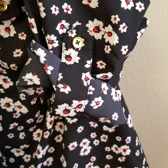 JONES NEW YORK Floral Button Down Blouse - Picture 7 of 8